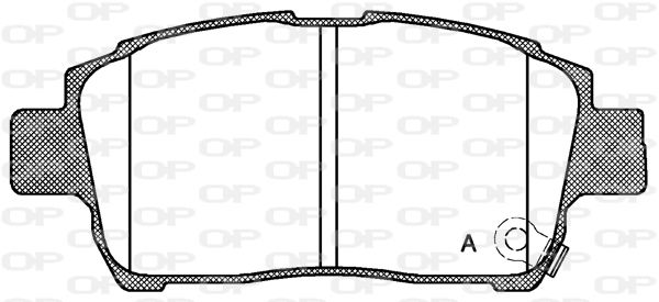 OPEN PARTS Jarrupala, levyjarru BPA0971.02